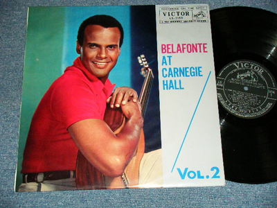 HARRY BELAFONTE Japan 1960? BLACK Label LS-5185 Ex LP AT CARNEGIE HALL VOLUME 2