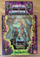 Master Of The Universe Turtles of Grayskull LEATHERHEAD Action Figure Unpunched