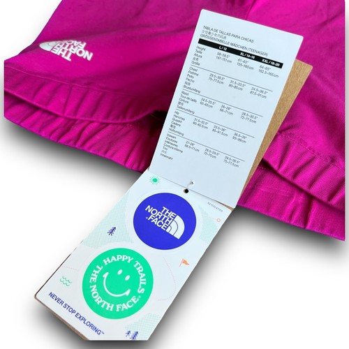 The North Face - Cotton Logo Legging 7/8 - Big Girls Size X-Large - Fuchsia Pink - Picture 12 of 21