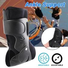 Ankle Hinged Support Brace Foot Guard Sprain Injury Pain Stabilizer Wrap Protect