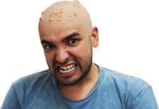 Ghoulish Productions Zombie Bald Realistic SFX Perfect for Halloween Cosplay
