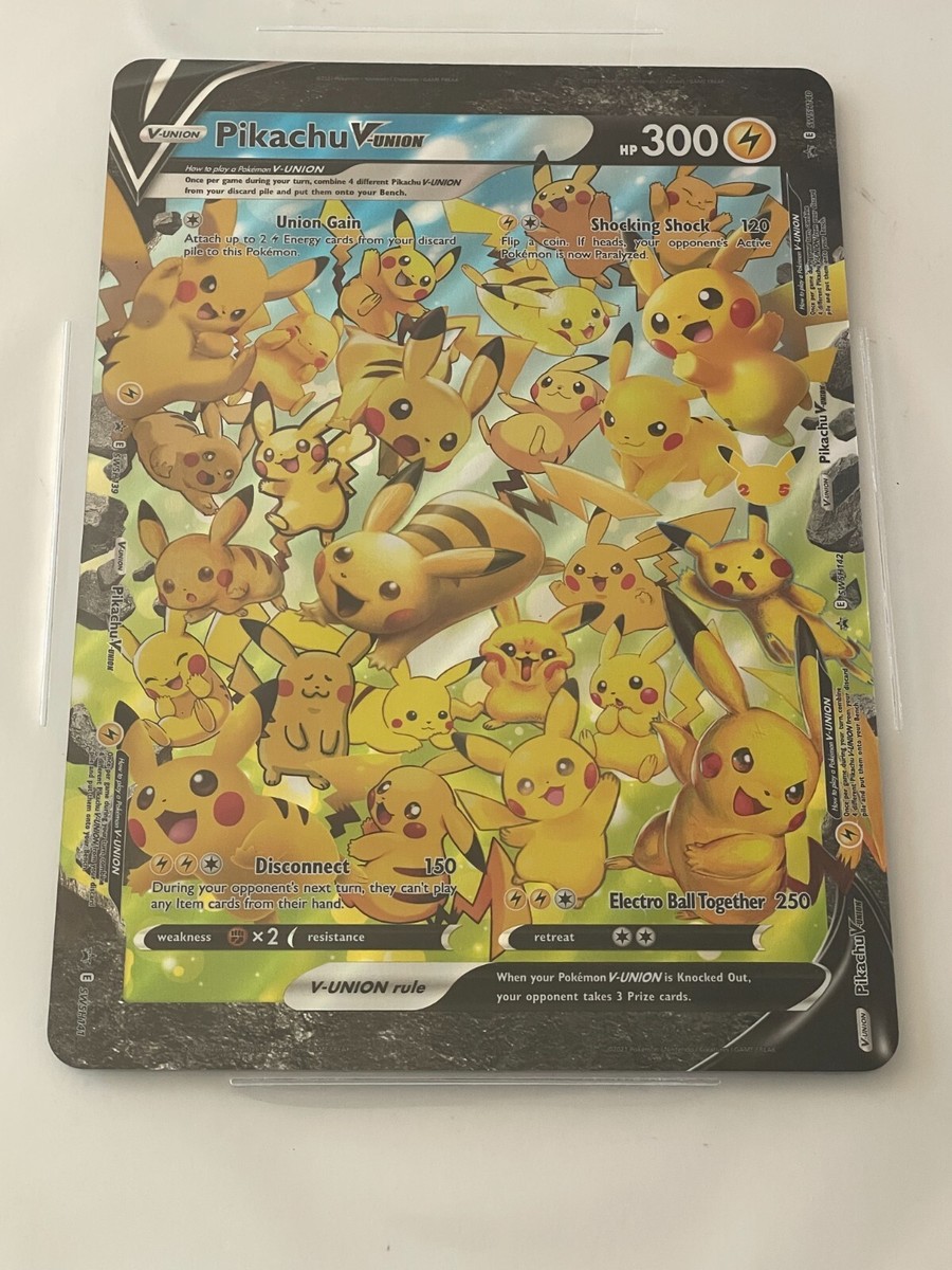 2021 Pokemon Celebrations PIKACHU Special Collection V UNION P