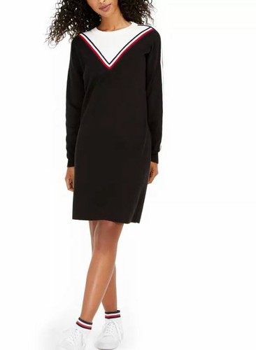 Tommy Hilfiger Chevron Sweater Dress 