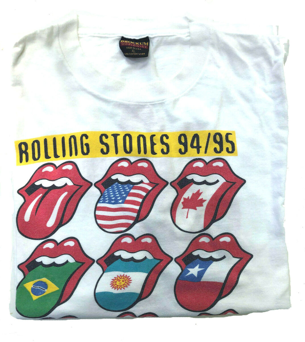 Vintage 1994-95 Rolling Stones Voodoo Lounge Band Tour 100 Vintage 1994-95 Rolling Stones Voodoo Lounge Band Tour 100