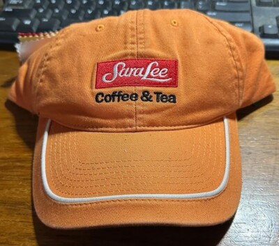 Brian Robinson Headwear Sara Lee Coffee & Tea ''Sample'' Promo Cap Hat RARE #YZ
