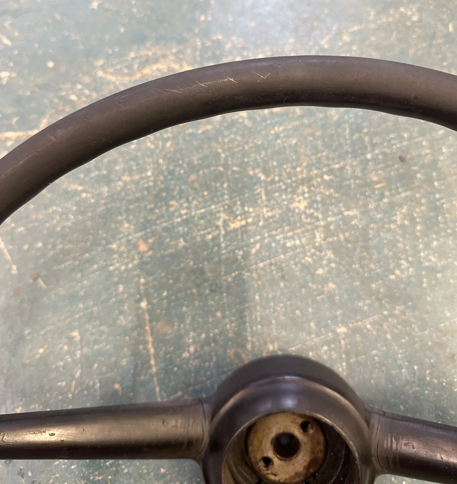 Volante Dodge Truck Fargo 1958-60 con botón de bocina Town Wagon Power Wagon Foto 4 de 4