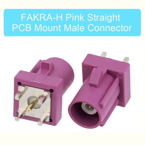 1pc Fakra Male Plug A/B/C/D/E/F/G/H/I/K/M/L/Z RF Connector Straight PCB Mount - Picture 12 of 17