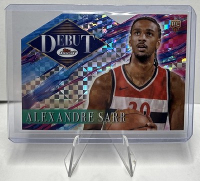 Alexandre Sarr 2024-25 Topps Finest Rookie Debut XFractor Washington Wizards RC