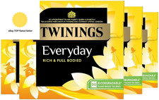 Everyday Tea 400 Bags (Multipack of 4 X 100 Tea Bags) 0.08 per strip