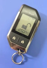 Used AstroStart 5325-TX 2-Way LCD REMOTE START ALARM TRANSMITTER FOB EZSDEI7756