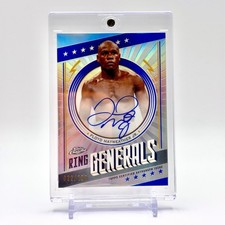 2024 Topps Chrome Boxing Ring Generals Floyd Mayweather Jr On Card Auto /120
