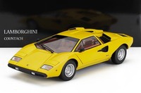 Kyosho 1/18 Lamborghini Countach LP400 1974 Gelb Statisches Modell Diecast