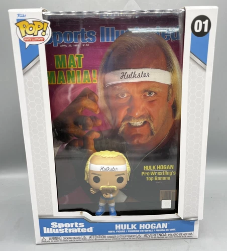 Funko Pop! Slam Cover with Case: WWE - Hulk Hogan #01 NEW Damaged Box