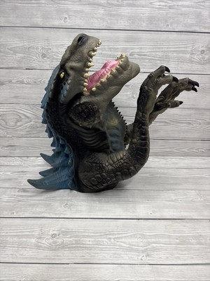 Godzilla Gummi Handpuppe mit Soundbox 1998 Resaurus Toho