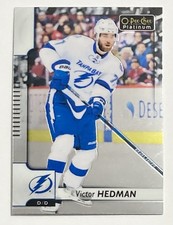 2017-18 O-Pee-Chee Platinum Hockey Lightning Victor Hedman Card #35