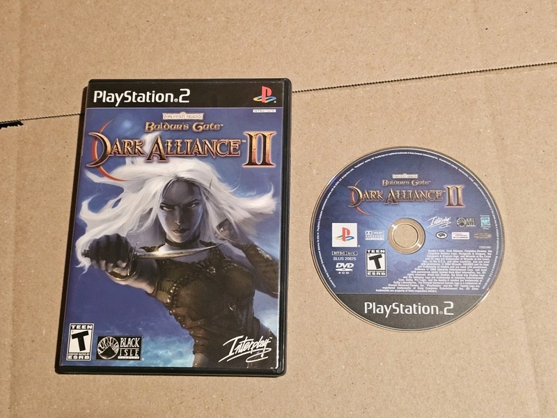 Baldur's Gate : Dark Alliance 2 (Sony PlayStation 2, 2005) No Manual