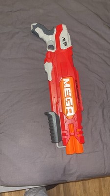N-Strike Mega DoubleBreach Nerf gun mit 10 Schaumstoffpfeile Rot