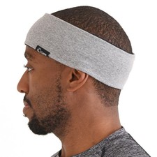 Mens Sweat Wicking Sports Headband - Reversible Absorbing Cotton Made in Japan