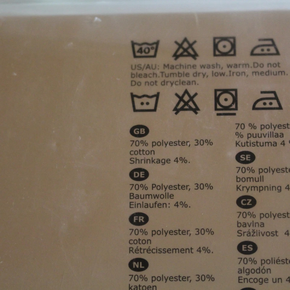 2 Juegos (4 en total) IKEA Vivan Beige Par Cortinas Paneles Ventana 57x98 (NUEVO) Foto 4 de 4