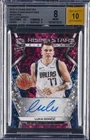 2018-19 PANINI SPECTRA NEON PINK #17 LUKA DONCIC ROOKIE RC /25 BGS 8 AUTO 10