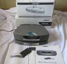 Bose Wave Music System III CD AM/FM Radio With Multi-CD Changer, Remote boxes