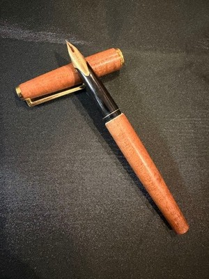 PILOT K-700KS Custom Maple Fountain Pen 18K F Nib Vintage 1972 Authentic