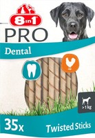 8In1 Pro Twisted Sticks - Gesunde Kaustangen FüR Hunde Zur Zahnpflege, 35 StüCk