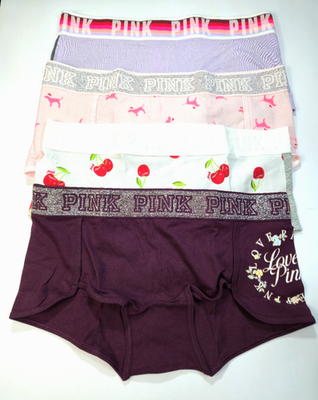 Biancheria Intima Da Ragazzo Short Boyshort Rosa Neon Rosa Nuova Con - Foto 4