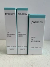 Two Proactiv Eye Brightening Serums 0.5 Oz & Proactiv Green Tea Moisturizer