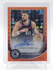 IVICA ZUBAC 2025-26 BOWMAN CHROME ORANGE AUTO GEOMETRIC /25  CLIPPERS Q6633