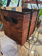 Heavy Duty Reusable Grocery Bags Foldable Shopping Tote with Hard Bottom