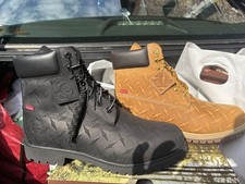 Supreme®/Timberland® Diamond Plate 6" Premium Waterproof Boot FW26 NEW / SIZE 12