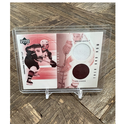 2001/02 Upper Deck Challenge for the Cup Then and Now Joe Sakic Avalanche Jersey