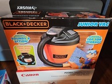 BLACK  DECKER JUNIOR SHOP VAC VACCUUM TOY REALISTIC SOUNDS  ACTION