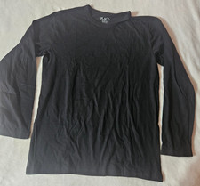 Boy's The Children's Place Long Sleeve Black Shirt/ US Size XL 14/ Activewear
