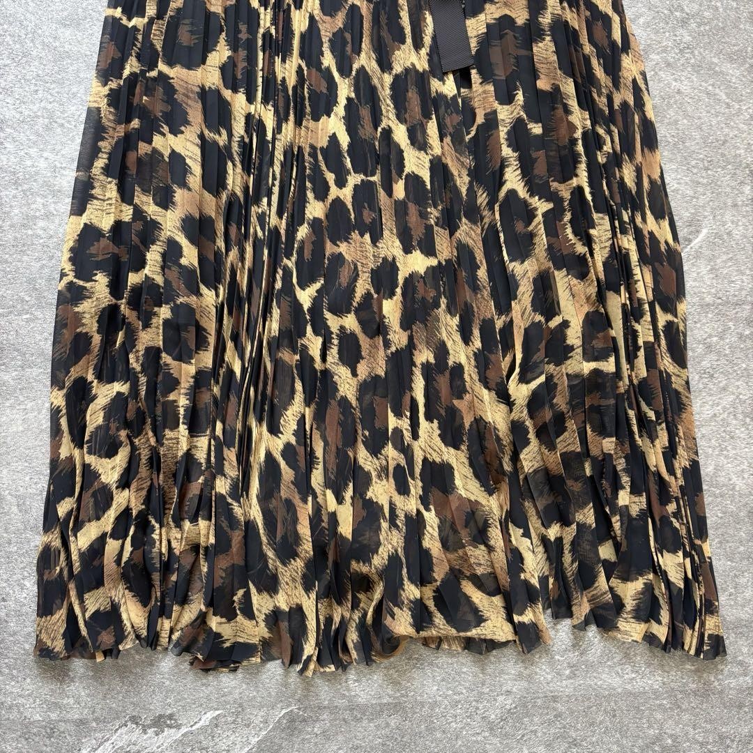 スカート Sacai LEOPARD PRINT SKIRT Near MINT sacai 22Ss Leopard Print Pleated Skirt | eBay
