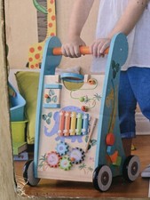Baby walker Teamson Kids Safari Wooden Activity Walker Push Toy