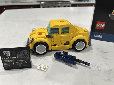 LEGO Icons: Transformers Bumblebee (10338) Assembled Complete Box Manual