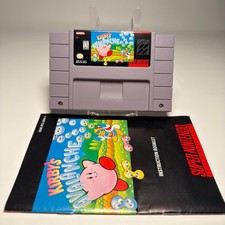 Kirby's Avalanche Super Nintendo SNES Cart with Manual Pre-Owned Tested Works