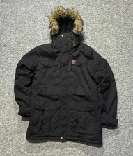 Fjällräven Yupik Parka Men’s Black – Warm Winter Insulated Jacket
