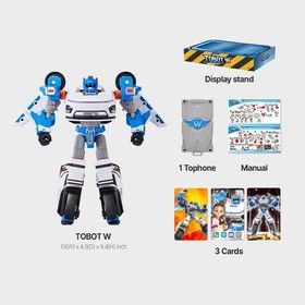 New TOBOT, TOBOT W, Youngtoys Transforming Collectible Vehicle to Robot, Hero...