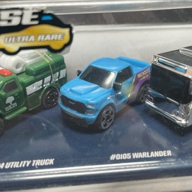 Micro Machines Series 2 Micro City #06 Silver Chrome Bus Chase On Card