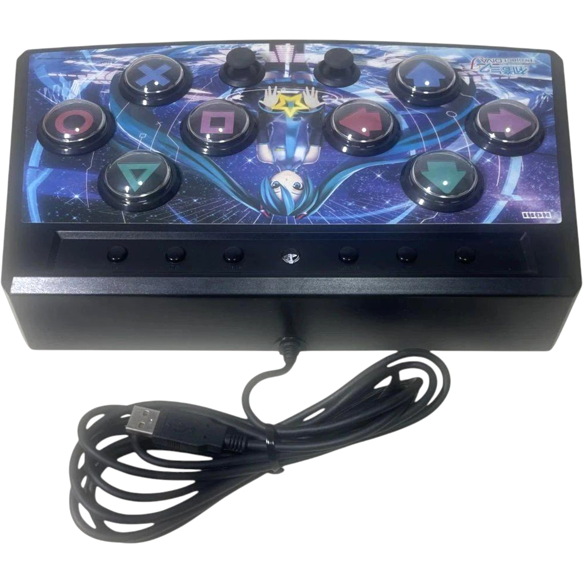 PS3 Hatsune Miku Project DIVA F Mini Controller Black HORI HP3 900