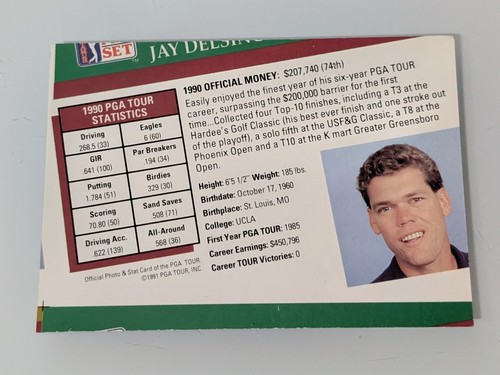 1991 PGA Tour Set Pro Set 285 PGA Tour Juego Completo Tarjetas Coleccionables Arnold Palmer - Imagen 5 de 15