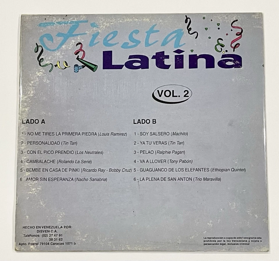 Various – Fiesta Latina Vol. 2 - Guaguanco De Los Elefantes Mulatu Astatke - Image 2 of 4