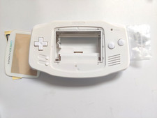 Gameboy Advance Shell Housing Transparent Game Boy IPS Ready Trim Solid White