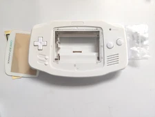 Gameboy Advance Shell Housing Transparent Game Boy IPS Ready Trim Solid White