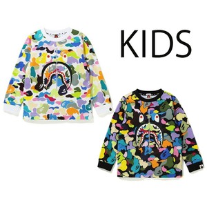 bape multi logo l/s tee
