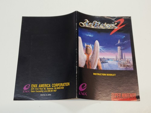 ActRaiser 2 Original Authentic SNES Super Nintendo Manual Only USA*wear - Bild 3 von 15