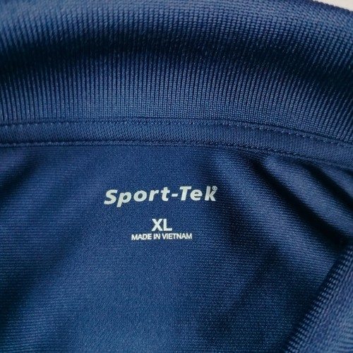 Sport Tek Polo Shirt Mens XL Blue Banfi Vintners Wine Performance Golf Athletic - Picture 4 of 9